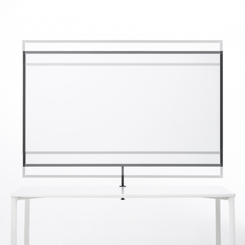 PRS-C80HD / プロジェクタースクリーン(80型・クランプ式・コンパクト収納)