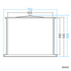 PRS-K30K プロジェクタースクリーン(机上式) PRS-K30K / プロジェクタースクリーン(机上式)