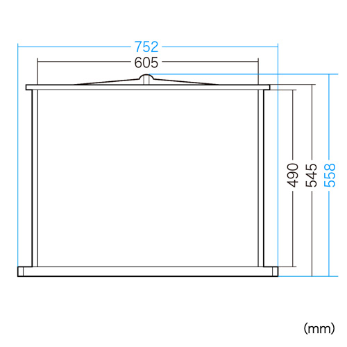PRS-K30K / プロジェクタースクリーン（机上式）