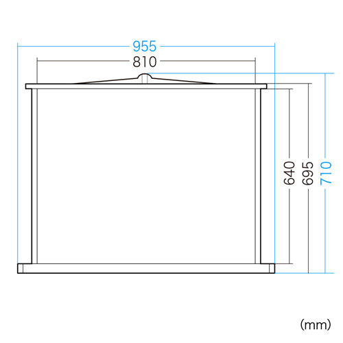 PRS-K40K / プロジェクタースクリーン（机上式）