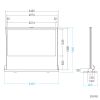 PRS-YPT100HDT プロジェクタースクリーン(床置き・パンタグラフ・超短焦点対応・100型・16:9) PRS-YPT100HDT / プロジェクタースクリーン(床置き・パンタグラフ・超短焦点対応・100型・16:9)