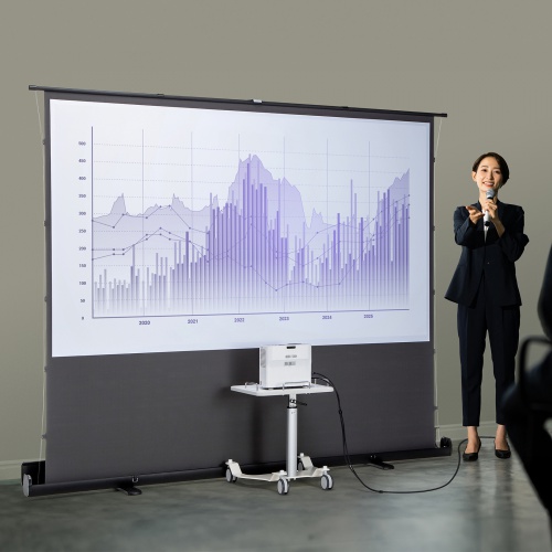 会場でのプレゼンや病院など場所を選ばずに活用できます。