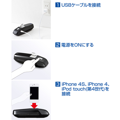 PSC-IP9BK / iPhone・iPod touch専用スキャナー（ブラック）