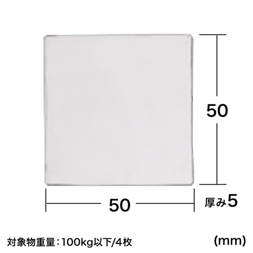 QL-74CL / 透明両面粘着ゴム（大）