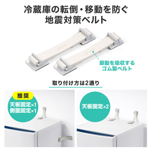 振動を吸収するゴム製ベルト