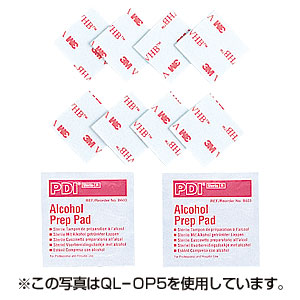 QL-OP6 / 両面テープ＆アルコールパッド