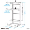 RAC-266N マルチメディアラック(プリンタスタンド・W625×D510mm) RAC-266N / マルチメディアラック(プリンタスタンド・W625×D510mm)