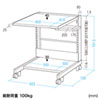 RAC-267 パソコンラック(業務用・棚可変・幅600mm・高さ700mm) RAC-267 / パソコンラック(業務用・棚可変・幅600mm・高さ700mm)