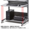 RAC-268 / パソコンラック（業務用・棚可変・幅600mm・高さ1000mm）