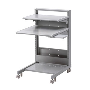 RAC-268 / パソコンラック(業務用・棚可変・幅600mm・高さ1000mm)