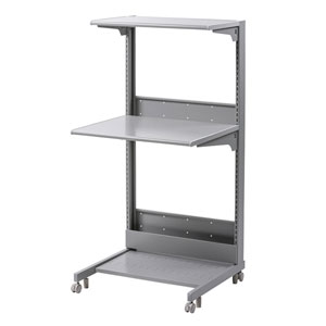 RAC-272 / パソコンラック(業務用・棚可変・幅750mm・高さ1540mm)
