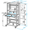 RAC-311N / ラックI model 1（W670×D591mm）