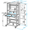 RAC-311N ラックI model 1(W670×D591mm) RAC-311N / ラックI model 1(W670×D591mm)