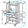 RAC-312N ラックI model 2(W670×D591mm) RAC-312N / ラックI model 2(W670×D591mm)