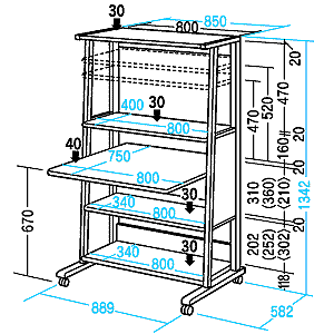 RAC-345 / ワンタッチラックV