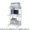 RAC-EC2SN2 スチール製パソコンラック(W650×D700×H1338mm) RAC-EC2SN2 / スチール製パソコンラック(W650×D700×H1338mm)