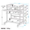 RAC-EC6SN / スチール製パソコンラック（W670×D644mm）