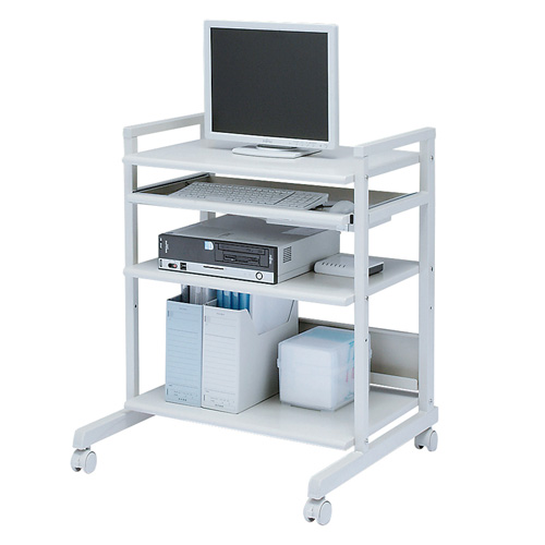 RAC-EC6SN / スチール製パソコンラック（W670×D644mm）