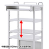 RAC-FA3 移動式機器設置カート(W530×D565mm) RAC-FA3 / 移動式機器設置カート(W530×D565mm)