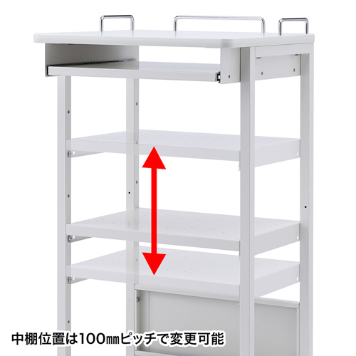 RAC-FA3 / 移動式機器設置カート（W530×D565mm）