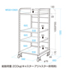 RAC-HL1 高耐荷重ラック(W582×D650×H1300mm) RAC-HL1 / 高耐荷重ラック(W582×D650×H1300mm)