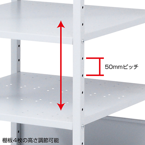 RAC-HL2 / 高耐荷重ラック（W582×D650×H1600mm）