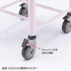 RAC-HP101PN カンチ式上下昇降電子カルテカート(ピンク・W500×D567mm) RAC-HP101PN / カンチ式上下昇降電子カルテカート(ピンク・W500×D567mm)