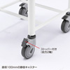 RAC-HP101WN カンチ式上下昇降電子カルテカート(ホワイト・W500×D567mm) RAC-HP101WN / カンチ式上下昇降電子カルテカート(ホワイト・W500×D567mm)