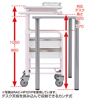 RAC-HP101W カンチ式上下昇降電子カルテカート(ホワイト・W500×D567mm) RAC-HP101W / カンチ式上下昇降電子カルテカート(ホワイト・W500×D567mm)