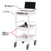 RAC-HP102W カンチ式電子カルテカート(ホワイト) RAC-HP102W / カンチ式電子カルテカート(ホワイト)