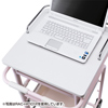 RAC-HP103P / 上下昇降電子カルテカート（ピンク・W500×D558mm）