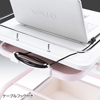 RAC-HP103P / 上下昇降電子カルテカート（ピンク・W500×D558mm）