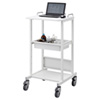 RAC-HP14HSCW 電子カルテカート(ホスピタルホワイト・W530×D470mm) RAC-HP14HSCW / 電子カルテカート(ホスピタルホワイト・W530×D470mm)