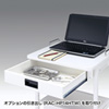 RAC-HP14SCW 電子カルテカート(ホスピタルホワイト・W530×D470mm) RAC-HP14SCW / 電子カルテカート(ホスピタルホワイト・W530×D470mm)