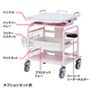 RAC-HP15SCP スペース広々電子カルテカート(ホスピタルピンク・W590×D520mm) RAC-HP15SCP / スペース広々電子カルテカート(ホスピタルピンク・W590×D520mm)