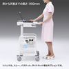 RAC-HP15SCW スペース広々電子カルテカート(ホスピタルホワイト・W590×D520mm) RAC-HP15SCW / スペース広々電子カルテカート(ホスピタルホワイト・W590×D520mm)
