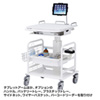 RAC-HP15SCW スペース広々電子カルテカート(ホスピタルホワイト・W590×D520mm) RAC-HP15SCW / スペース広々電子カルテカート(ホスピタルホワイト・W590×D520mm)