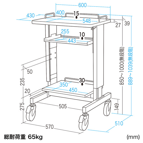 RAC-HP9SC / 電子カルテラック（W600×D510mm）