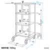RAC-ML8614 マルチ収納ラック(W800×D700×H1400mm) RAC-ML8614 / マルチ収納ラック(W800×D700×H1400mm)