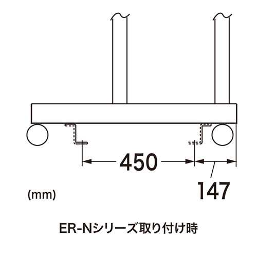 RAC-QL1 / 床固定金具（4個セット）