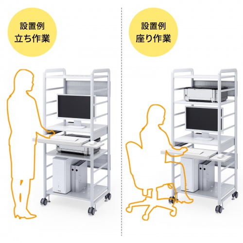 RAC-S600H【SOHOラック（W638×D550×H1640mm）】機器に合わせて