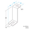 RAC-SV18QLN / 床固定金具