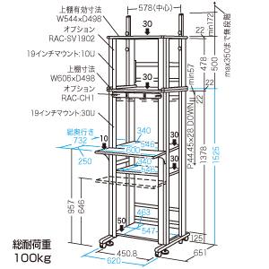 RAC-SV1901 / 19インチマウントラック