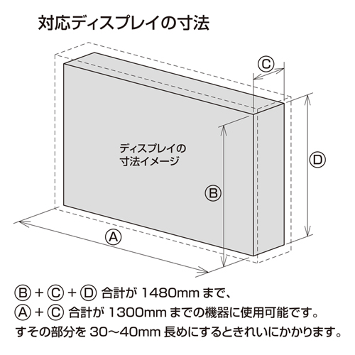 SD-DCV4740 / ディスプレイカバー（47V～40V型用）