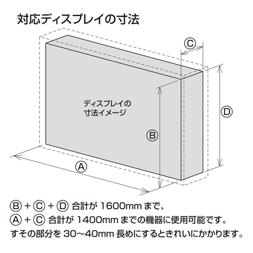 SD-DCV52 / 大型ディスプレイカバー（52V型用）