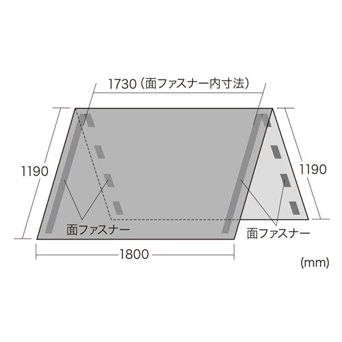 SD-DCV6065 / 大型ディスプレイカバー（60～65インチ対応・コバルトブルー）