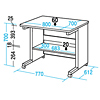 SDS-871P パソコンデスク SDS-871P / パソコンデスク