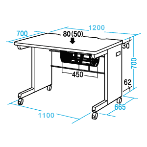 SH-F1270 / SOHOデスク（W1200×D700mm）