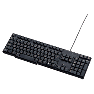 SKB-108LUBK / 日本語108キーボード(ブラック)