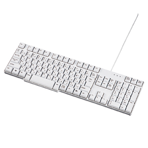 SKB-108L / 日本語108キーボード(ホワイト)
